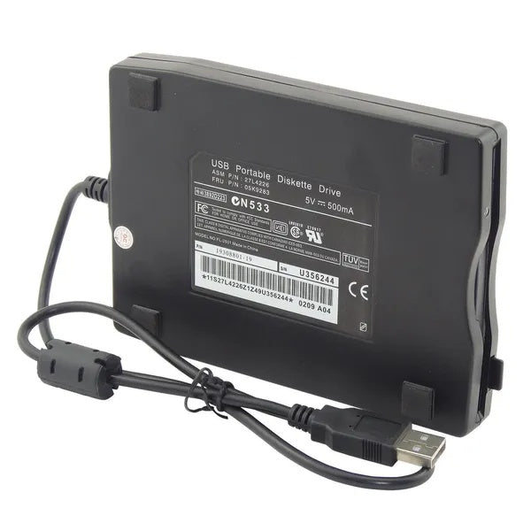 3.5' USB 2.0 Data External Floppy Disk Drive 1.44MB For Laptop PC Win 7 8 10 Mac