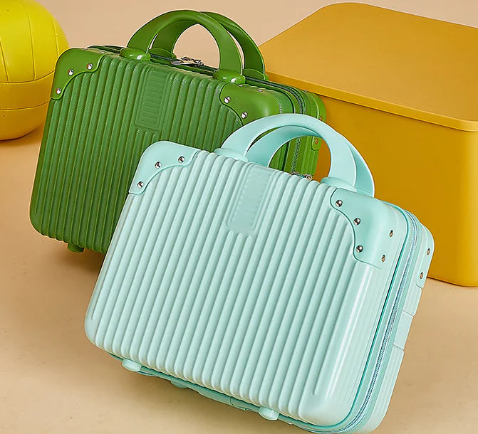 Mini Luxury Wedding Suitcase 14-Inch Makeup Box