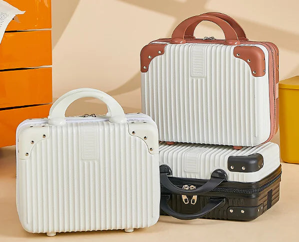 Mini Luxury Wedding Suitcase 14-Inch Makeup Box
