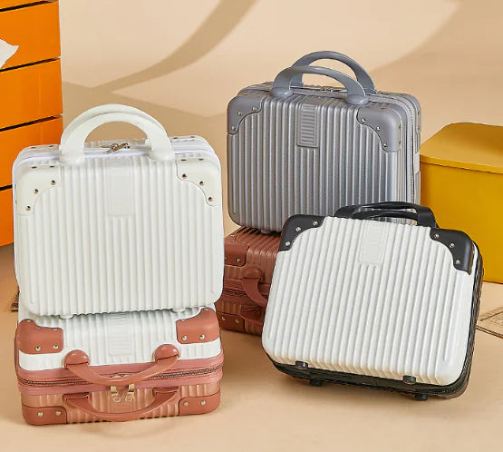 Mini Luxury Wedding Suitcase 14-Inch Makeup Box