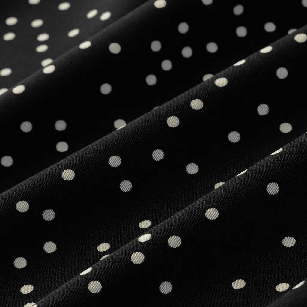 Women's Casual V-Neck Polka Dot Ruffle Dress (6 Colors)